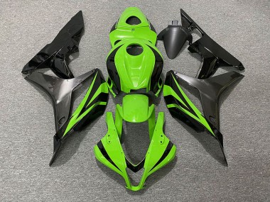 Electric Green OEM Style & Grey 2007-2008 Honda CBR600RR Fairings Factory