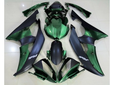 Forest Green and Matte Black 2008-2016 Yamaha R6 Fairings Factory