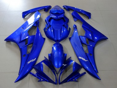 Full Gloss Blue 2006-2007 Yamaha R6 Fairings Factory