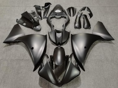 Full Matte Black 2009-2012 Yamaha R1 Fairings Factory