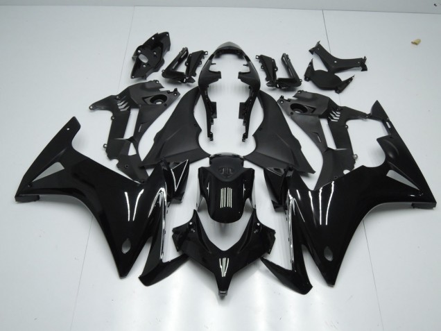 Gloss and Matte Black 2013-2015 Honda CBR500RR Fairings Factory Gloss and Matte Black 2013-2015 Honda CBR500RR Fairings Factory