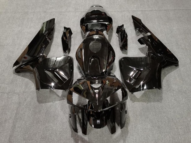 Gloss Black 2005-2006 Honda CBR600RR Fairings Factory Gloss Black 2005-2006 Honda CBR600RR Fairings Factory