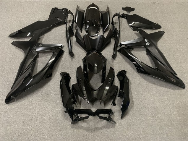 Gloss Black 2008-2010 Suzuki GSXR 600-750 Fairings Factory Gloss Black 2008-2010 Suzuki GSXR 600-750 Fairings Factory