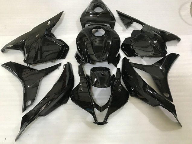 Gloss Black 2009-2012 Honda CBR600RR Fairings Factory Gloss Black 2009-2012 Honda CBR600RR Fairings Factory