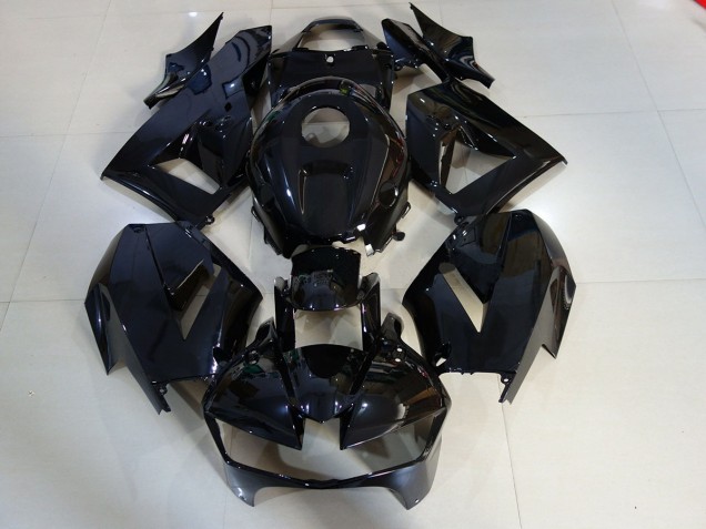 Gloss Black 2013-2020 Honda CBR600RR Fairings Factory Gloss Black 2013-2020 Honda CBR600RR Fairings Factory
