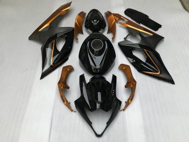 Gloss Black & Bronze 2005-2006 Suzuki GSXR 1000 Fairings Factory