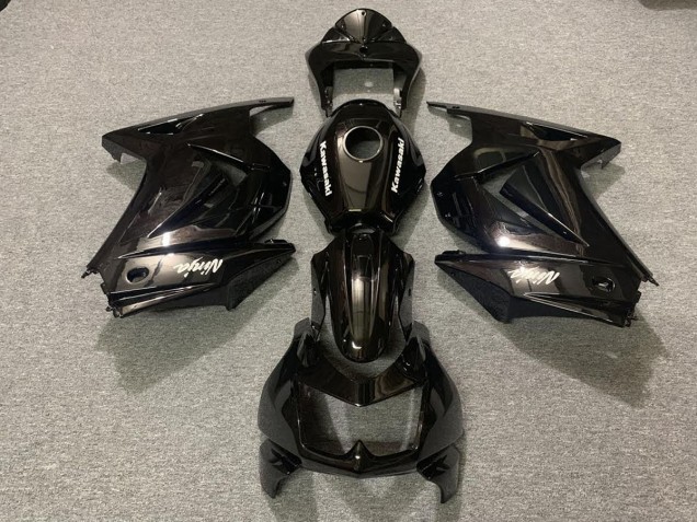 Gloss Black OEM 2008-2013 Kawasaki Ninja 250 Fairings Factory Gloss Black OEM 2008-2013 Kawasaki Ninja 250 Fairings Factory