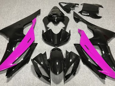 Gloss Black & Pink 2008-2016 Yamaha R6 Fairings Factory