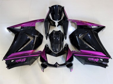 Gloss Black & Purple 2008-2013 Kawasaki Ninja 250 Fairings Factory