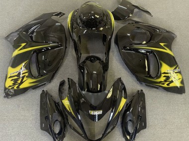 Gloss Black & Yellow 2008-2019 Suzuki GSXR 1300 Fairings Factory