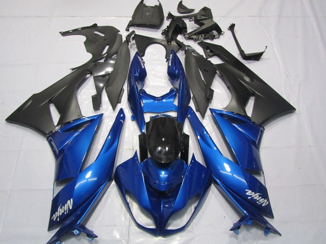 Gloss Blue 2009-2012 Kawasaki ZX6R Fairings Factory Gloss Blue 2009-2012 Kawasaki ZX6R Fairings Factory