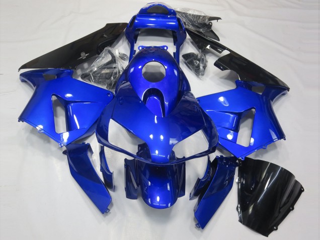 Gloss Blue and Black 2003-2004 Honda CBR600RR Fairings Factory Gloss Blue and Black 2003-2004 Honda CBR600RR Fairings Factory