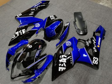 Gloss Blue and Black Custom 2005-2006 Suzuki GSXR 1000 Fairings Factory