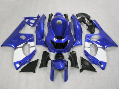 Gloss Blue and White 1998-2007 Yamaha YZF600 Fairings Factory
