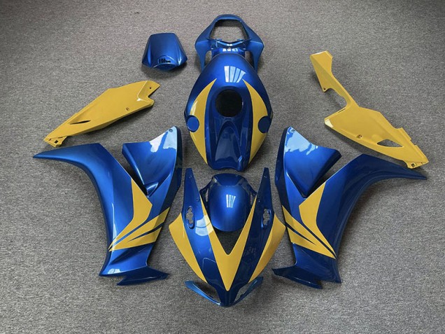 Gloss Blue and Yellow 2012-2016 Honda CBR1000RR Fairings Factory Gloss Blue and Yellow 2012-2016 Honda CBR1000RR Fairings Factory