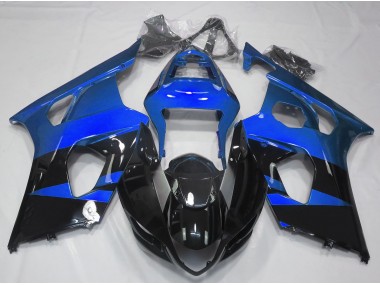 Gloss Blue & Black 2003-2004 Suzuki GSXR 1000 Fairings Factory