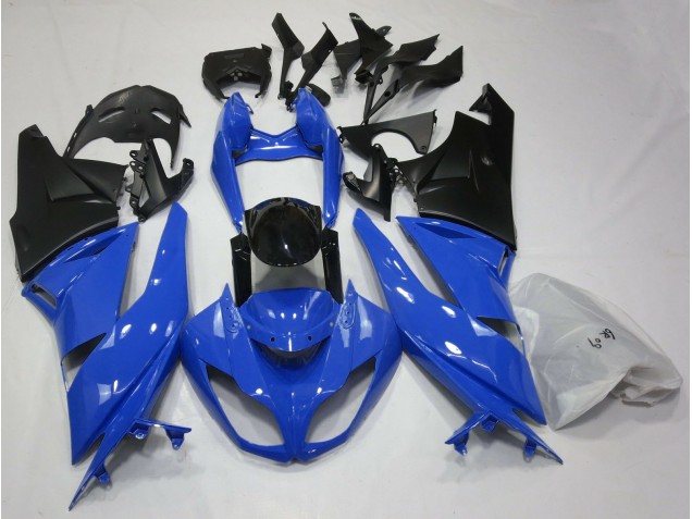 Gloss Blue & Black 2009-2012 Kawasaki ZX6R Fairings Factory Gloss Blue & Black 2009-2012 Kawasaki ZX6R Fairings Factory