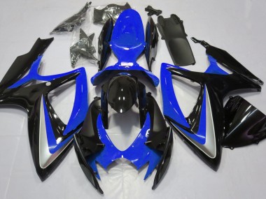 Gloss Blue Debadged 2006-2007 Suzuki GSXR 600-750 Fairings Factory