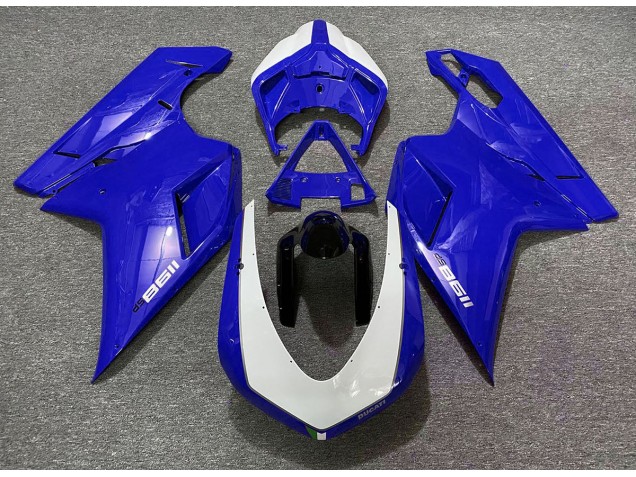 Gloss Blue SP 2007-2012 Ducati 848 1098 1198 Fairings Factory Gloss Blue SP 2007-2012 Ducati 848 1098 1198 Fairings Factory