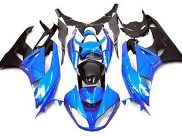 Gloss Blue Style 2009-2012 Kawasaki ZX6R Fairings Factory Gloss Blue Style 2009-2012 Kawasaki ZX6R Fairings Factory