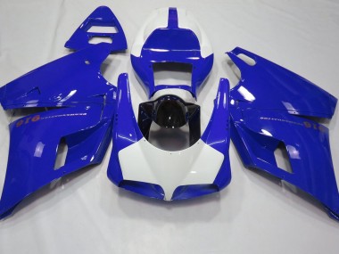 Gloss Blue & White 1993-2005 Ducati 996 748 916 998 Fairings Factory