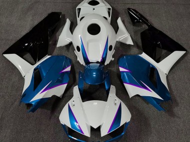 Gloss Blue White and Purple 2013-2020 Honda CBR600RR Fairings Factory