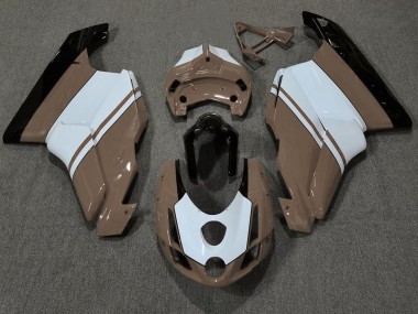 Gloss Brown & White 2003-2004 Ducati 749 999 Fairings Factory
