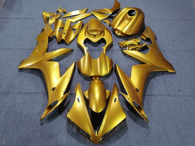 Gloss Gold 2004-2006 Yamaha R1 Fairings Factory Gloss Gold 2004-2006 Yamaha R1 Fairings Factory