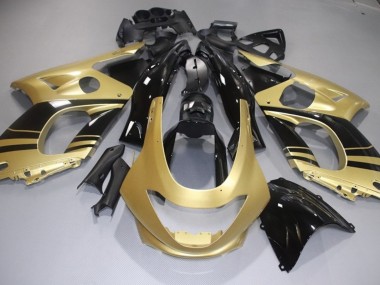 Gloss Gold and Black 1998-2007 Yamaha YZF600 Fairings Factory