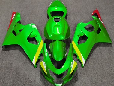 Gloss Green 2004-2005 Suzuki GSXR 600-750 Fairings Factory