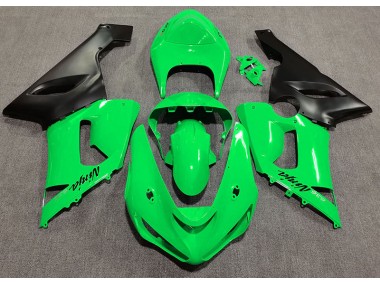 Gloss Green 2005-2006 Kawasaki ZX6R Fairings Factory