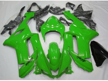 Gloss Green 2007-2008 Kawasaki ZX6R Fairings Factory