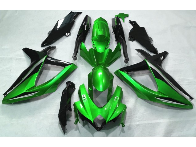 Gloss Green 2008-2010 Suzuki GSXR 600-750 Fairings Factory
