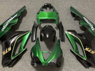 Gloss Green and Black 2009-2012 Triumph Daytona 675 Fairings Factory