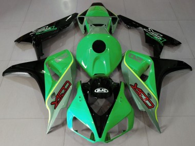 Gloss Green and Black CBR Style 2006-2007 Honda CBR1000RR Fairings Factory