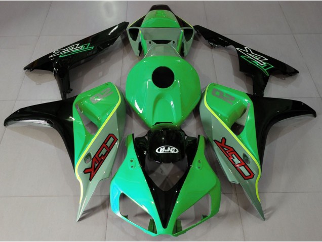 Gloss Green and Black CBR Style 2006-2007 Honda CBR1000RR Fairings Factory Gloss Green and Black CBR Style 2006-2007 Honda CBR1000RR Fairings Factory