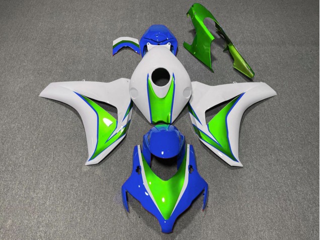 Gloss Green and Blue 2008-2011 Honda CBR1000RR Fairings Factory Gloss Green and Blue 2008-2011 Honda CBR1000RR Fairings Factory