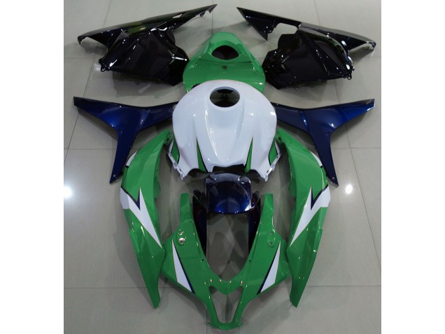 Gloss Green and Blue 2009-2012 Honda CBR600RR Fairings Factory Gloss Green and Blue 2009-2012 Honda CBR600RR Fairings Factory