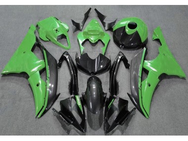 Gloss Green and Carbon 2008-2016 Yamaha R6 Fairings Factory
