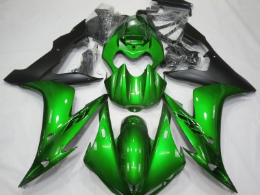 Gloss Green & Black 2004-2006 Yamaha R1 Fairings Factory