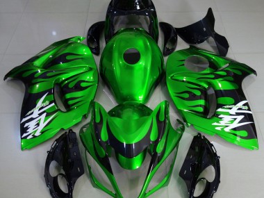 Gloss Green & Black 2008-2019 Suzuki GSXR 1300 Fairings Factory