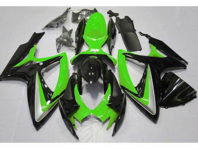 Gloss Green Debadged 2006-2007 Suzuki GSXR 600-750 Fairings Factory Gloss Green Debadged 2006-2007 Suzuki GSXR 600-750 Fairings Factory