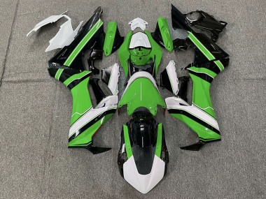 Gloss Green White and Black 2017-2019 Honda CBR1000RR Fairings Factory