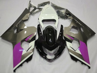 Gloss Grey 2004-2005 Suzuki GSXR 600-750 Fairings Factory