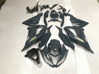 Gloss Grey 2013-2018 Kawasaki ZX6R Fairings Factory