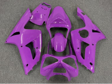 Gloss Magenta Plain 2003-2004 Kawasaki ZX6R Fairings Factory