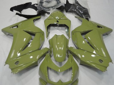 Gloss Olive 2008-2013 Kawasaki Ninja 250 Fairings Factory