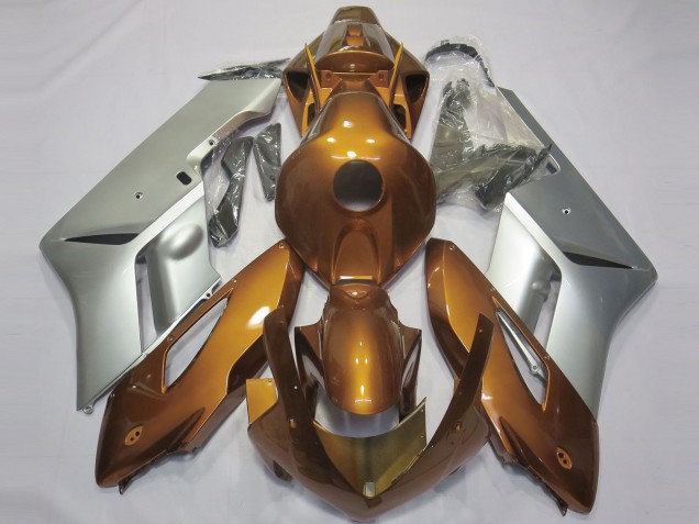 Gloss Orange and Silver 2004-2005 Honda CBR1000RR Fairings Factory Gloss Orange and Silver 2004-2005 Honda CBR1000RR Fairings Factory