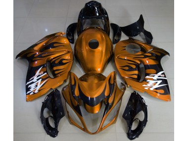 Gloss Orange & Black 2008-2019 Suzuki GSXR 1300 Fairings Factory