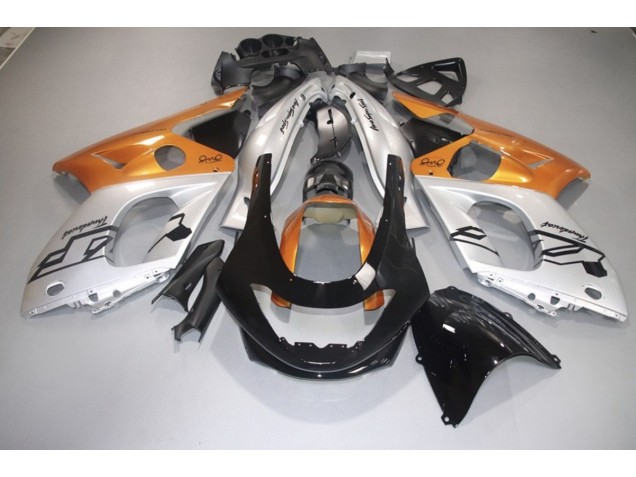 Gloss Orange Silver and Black 1998-2007 Yamaha YZF600 Fairings Factory Gloss Orange Silver and Black 1998-2007 Yamaha YZF600 Fairings Factory